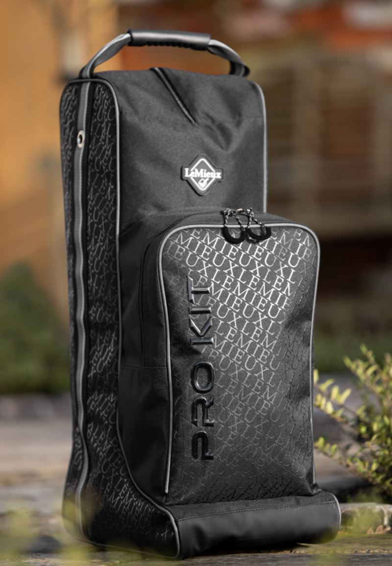 LeMieux Elite Pro Boot and Hat Bag - Black-1